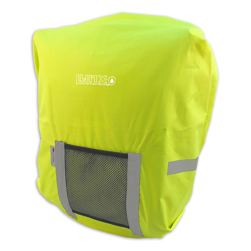 610449.YEL LYNX Regenschutz für Packtasche und Rucksack 55 x 35 x 20 cm