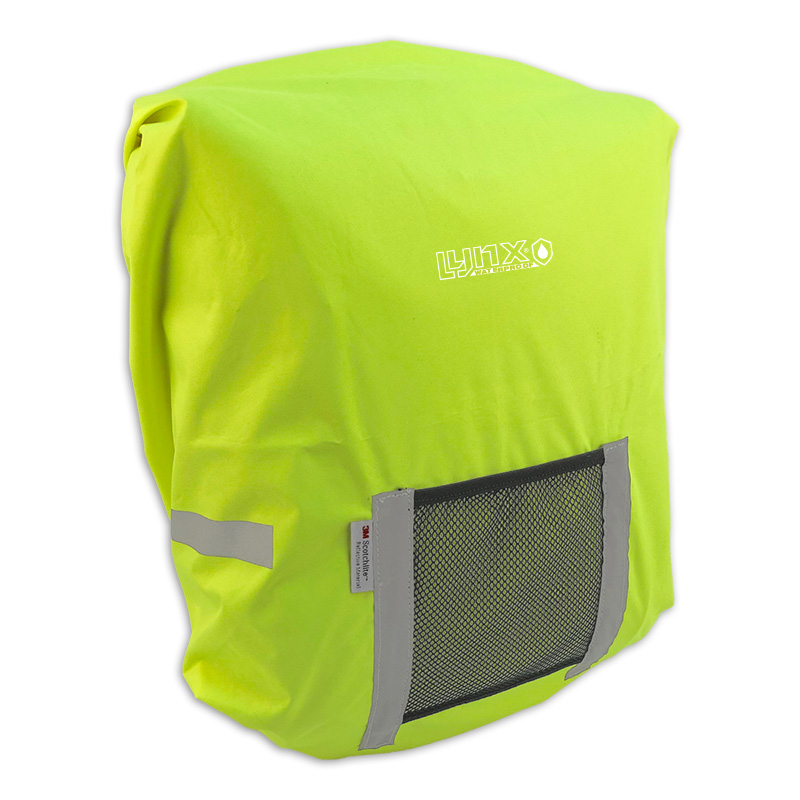 610449.YEL LYNX Regenschutz für Packtasche und Rucksack 55 x 35 x 20 cm