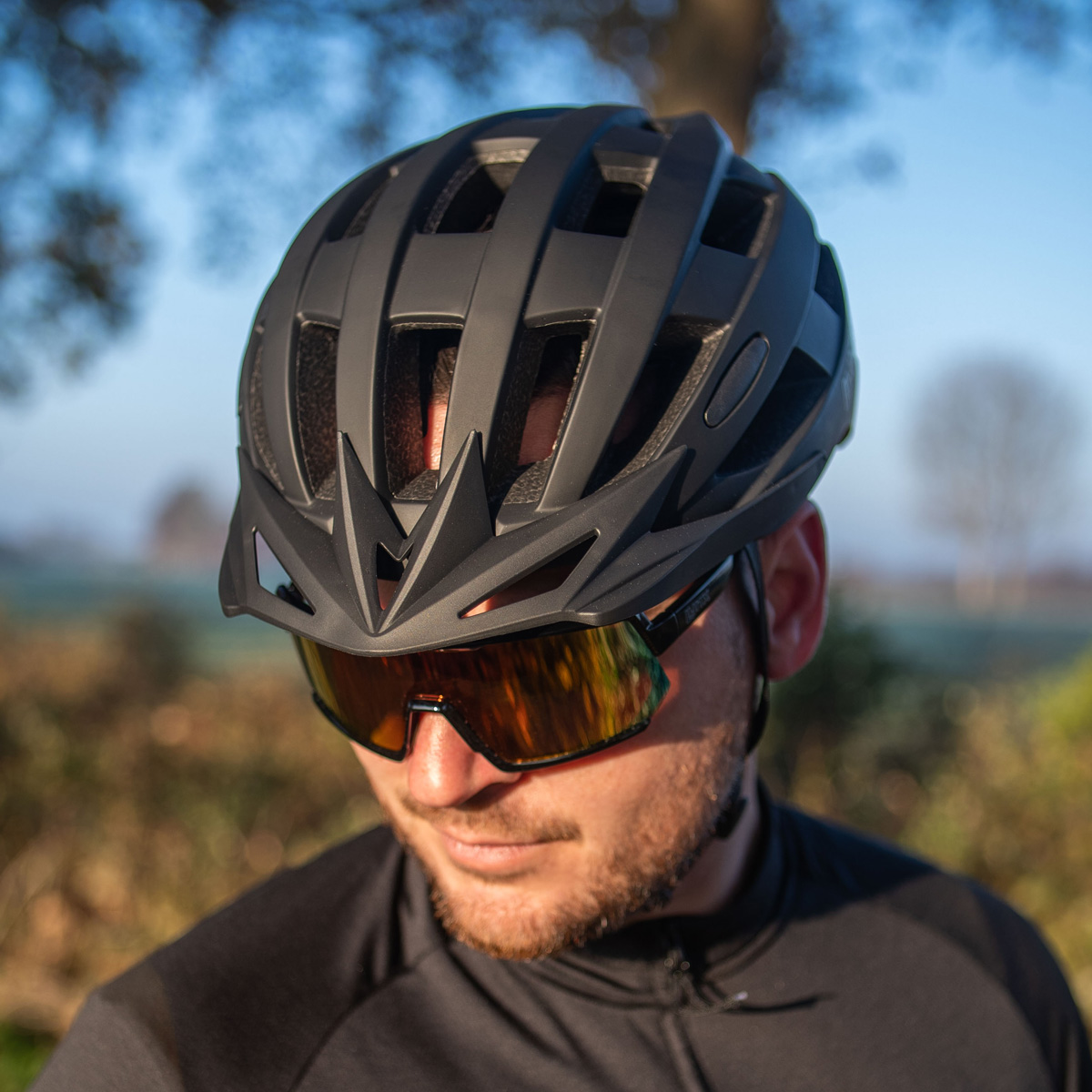 619101.BLA LYNX Fietshelm All-Road (S/M) 54-58 cm