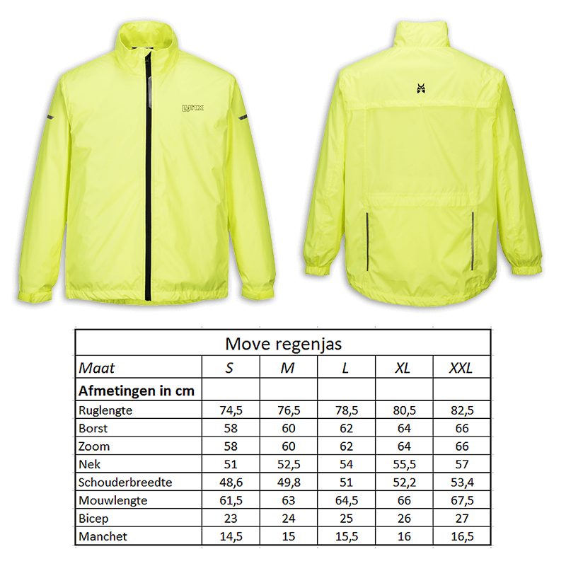 610950.30.L LYNX Veste de sport / Veste de pluie Move taille L 78.5 x 62 x 62 cm
